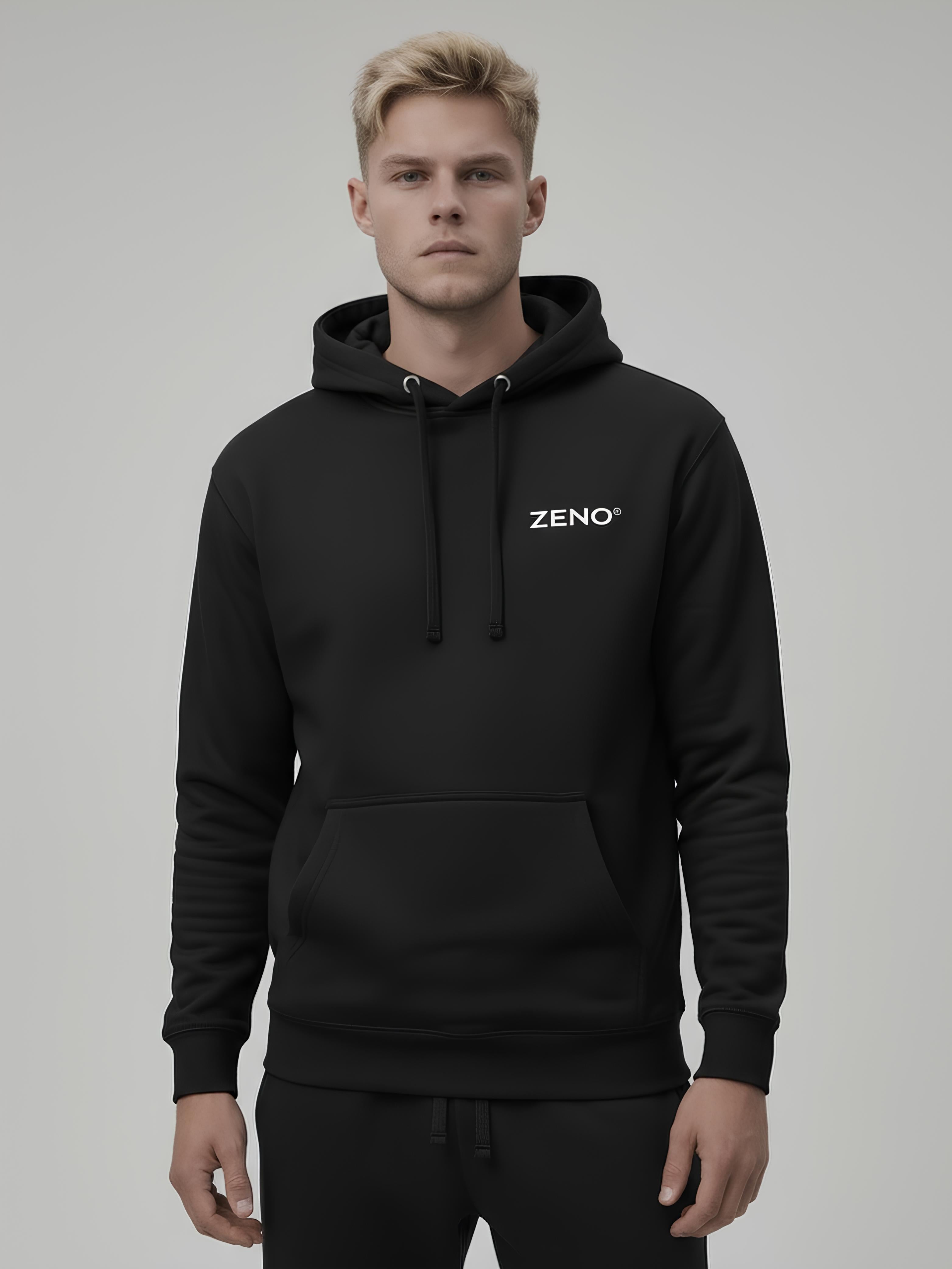 ZENO “Built in Silence” Premium Black Hoodie